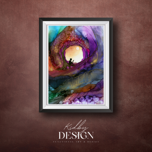 Alcohol Ink Art Print Poster - Bild 5