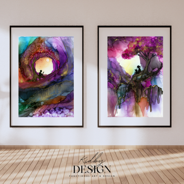 Alcohol Ink Art Print Poster - Bild 6